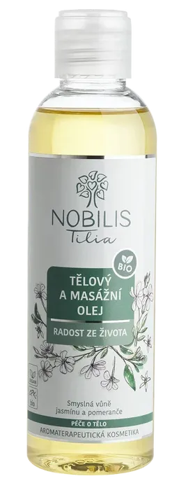 Nobilis Tilia Tělový a masážní olej Radost ze života 200ml